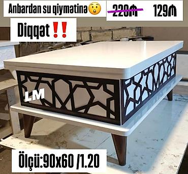 Transformer jurnal masalar. Ölçü: 90*60 bağlı vəziyyətdə H38 90*120