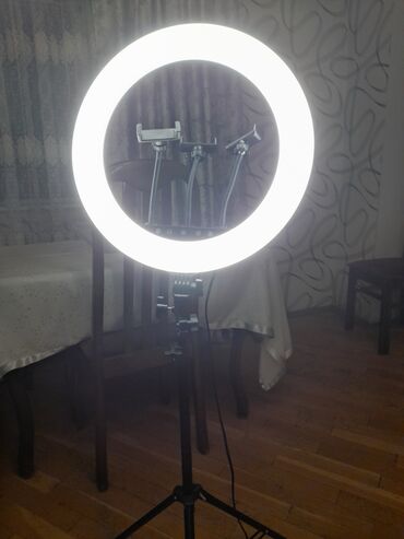 Аксессуары для фото и видео: LED ring işıq komplekti – tripodlu - Halqa tipli LED işıq, geniş