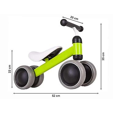 sobni bicikl za decu: ECOTOYS Guralica – zelena (Šifra proizvoda: JM-118 GREEN-250) - — 3