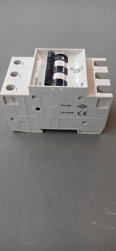 Elektrik avtomatlar: Siemens Elektrik avtomat, 3 faza, 380 Vt, Zəmanətli — 4