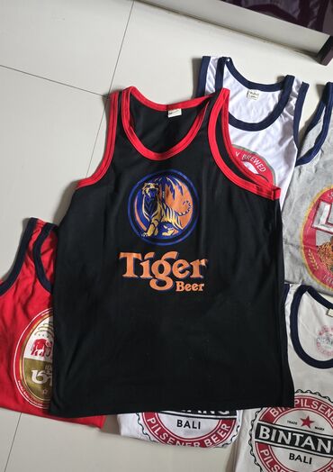 Majice: Muška majica bez rukava XXL, letnja, na bretele. TIGER pivo - beer na lalafo.rs — 2 Majice: Muška majica bez rukava XXL, letnja, na bretele. TIGER pivo - beer — 2