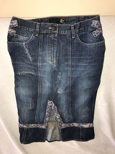 Farmerke: Original Cavalli teksas suknja / DSQUARED2 Replay Diesel LeviS — 1