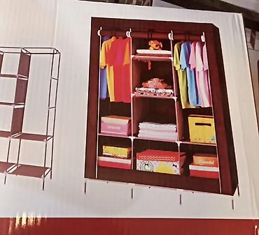 divan pulsuz: Parça örtüklü və metal karkaslı modulyar paltar dolabı - — 4