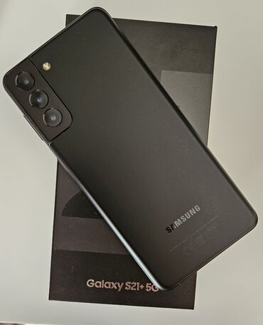 видеокарты galaxy: Samsung Galaxy S21 Plus 5G, Б/у, 128 ГБ, цвет - Черный, 2 SIM