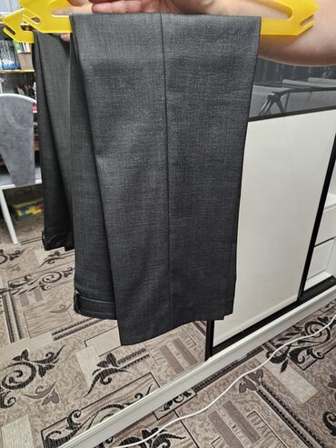 мужские классические костюмы больших размеров: Костюм 4XL (EU 48), цвет - Серый