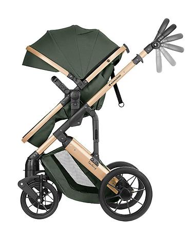 salamander papuce: KIKKA BOO Darling 3u1 – premium kolica sa I-Size auto sedištem, army — 4