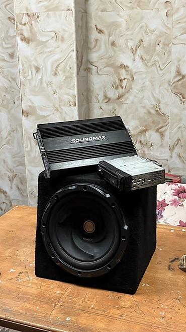 max kalonka dinamik: Avtomobil audio dəsti - Subwoofer: Kenwood 1000rms markalı bas — 1