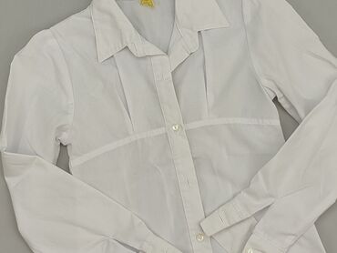 letnia sukienka z długim rękawem: Shirt 10 years, condition - Very good, pattern - Monochromatic, color - White