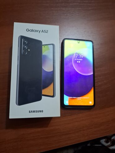 galaxy a 5: Samsung Galaxy A52, Б/у, 256 ГБ, цвет - Синий, 2 SIM