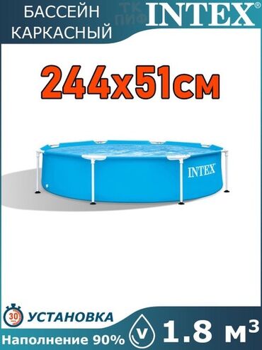 Вентиляторы: Бесплатная доставка ! Бассейн надувной ТМ Intex Объем 2400 л