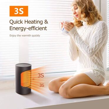 Etažne peći i kamini: Grejalica Homful 600W NOVA Kalorifer Greje Posle 3 Sekunde Termostat — 3