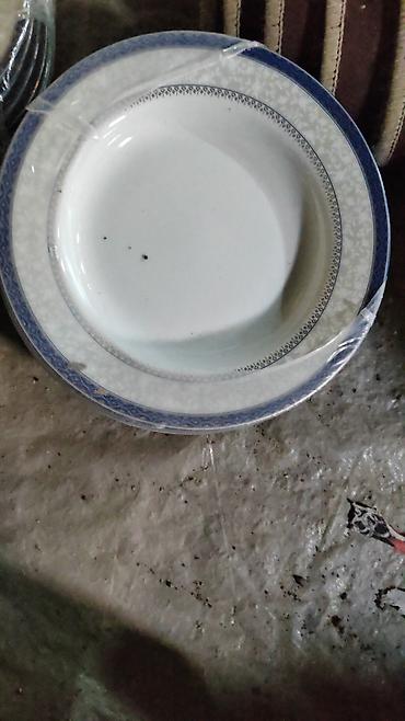 Boşqablar: Boşqablar, rəng - Mavi, Farfor — 24