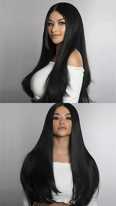 Perike i klipse: Perike – širok izbor stilova i boja Opis: - Moderna kolekcija ženskih — 1