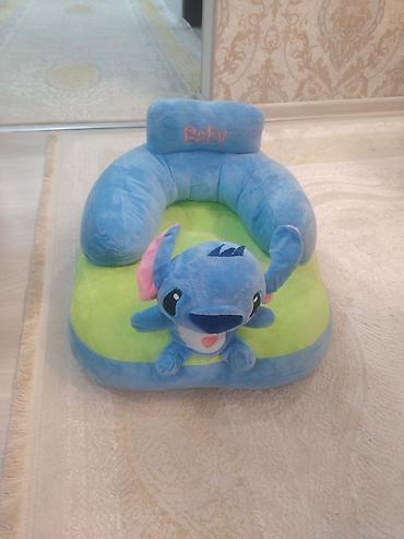 mdf material: Uşaq üçün yumşaq oturacaq/yastıq-kreslo - Model: “Baby” yazılı, ön — 1