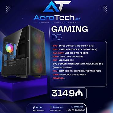 cooler master: 🔻 SİSTEMİN GÖSTƏRİCİLƏRİ: ▫️ CPU (Prosessor): Intel Core i7-13700KF — 1
