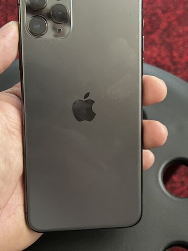 чехол для айфон 11: IPhone 11 Pro Max, Б/у, 256 ГБ, Black Titanium, Наушники, Защитное стекло, Чехол, 88 %