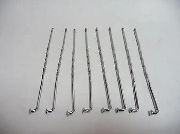 drvo para: Set metalnih kuka za perforiranu/žičanu policu ili panel - Materijal — 1