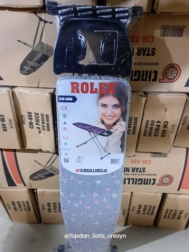 Ütüləmə lövhələri: Utu stolu qatlanan qalin ayaqli xrom utu altliqli — 15