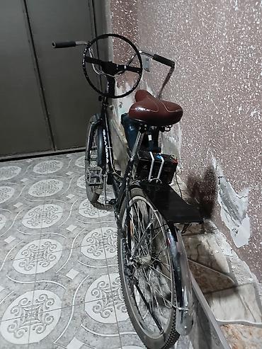 SAMARA şəhər velosipedi – xüsusi sükanlı, akkumulyatorlu işıqlı -