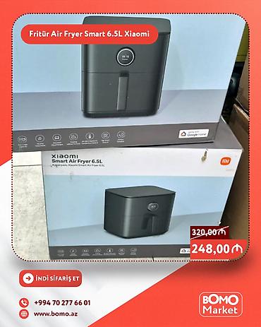 Все для дома и сада: 🔥 Fritür Air Fryer Smart 6.5L Xiaomi ✅ Marka: Xiaomi ✅ Gücü: 1800 — 1