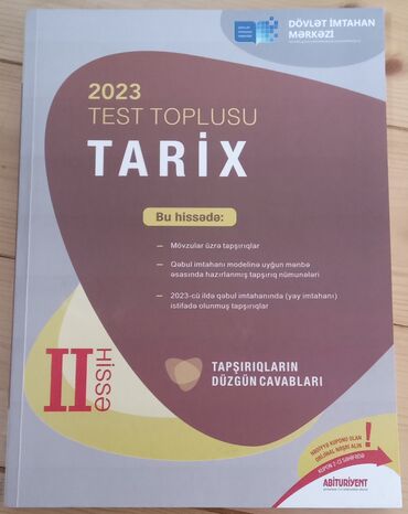 kurikulum testleri: Tarix test toplusu 2-ci hissə 2023🆕️