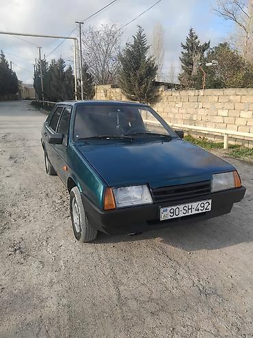 VAZ (LADA): LADA Samara (21099) sedan - Kuzov: 4 qapılı sedan, tünd yaşıl rəng - — 6