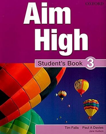 english 8 sinif derslik: Aim high3 iki kitab birlikdə 8 azn