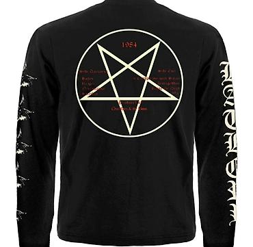 cactus jack: Лонгслив в стиле heavy metal / black metal с крупными тематическими — 4
