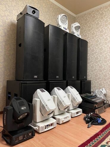 акустические системы mlska со светомузыкой в Кыргызстан | Антикражные системы: Срочно продаётся музыкальная аппаратура в полном комплекте. Совершенно