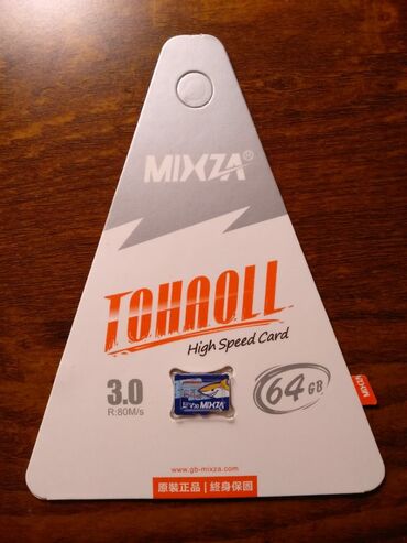 64 gb yaddaş kartı: Micro SD card MIXZA 64 GB+card reader, adapter . Qaraçuxurda