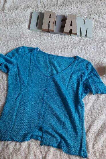 košulja i džemper: M (38), Perforated, Single-colored