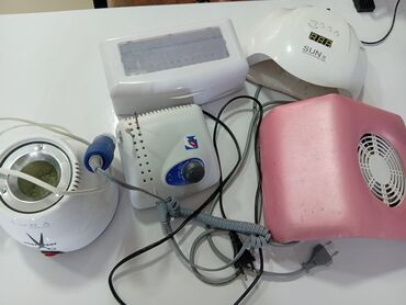 Manikür, pedikür aparatları: Manikür və pedikür üçün peşəkar avadanlıq seti Dəst tərkibi:Reyal — 3