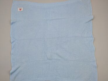 Linen & Bedding: PL - Plaid 85 x 87, color - Light blue, condition - Good