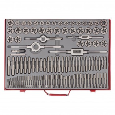 инструменты наборы: Профессиональный набор метчиков и плашек, размеры М2-М18, в комплекте