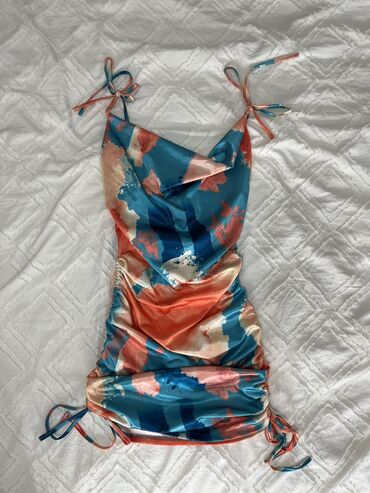 pliš plisane haljine: One size, color - Multicolored, Cocktail, With the straps