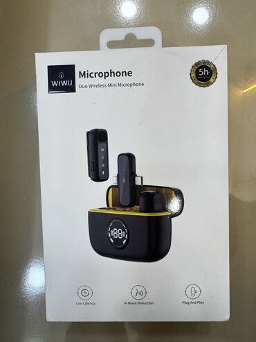 Mikrofonlar: İşlənmiş Simsiz (Bluetooth) Mikrofon Ünvandan götürmə, Ödənişli çatdırılma, Rayonlara çatdırılma