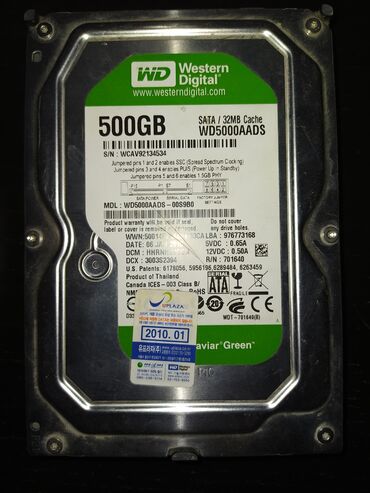 жесткий диск 500 гб цена: Накопитель, Б/у, Western Digital (WD), HDD, 512 ГБ, 3.5", Для ПК