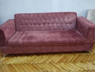 диван и 2 кресла мягкая мебель: Диван, Для гостиной, Велюровая ткань, С подъемным механизмом, Раскладной, Книжка