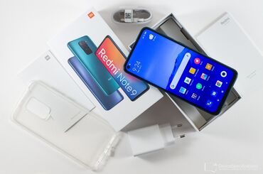 телефон редми рассрочка: Xiaomi, Redmi Note 9, Б/у, 128 ГБ, цвет - Синий, 2 SIM