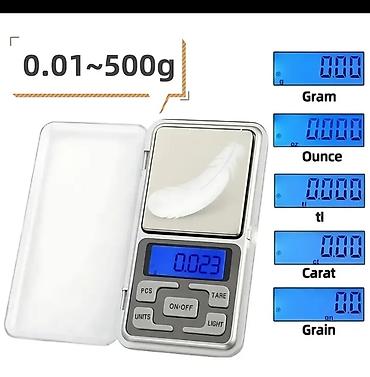 151 pcs: Zərgərlik tərəzisi. - Ölçü diapazonu: 0.01–500 qram - 5 ölçü vahidi — 2