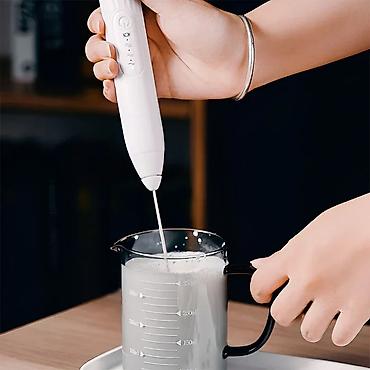 ucuz blender: Yenidən şarj olunan əl mikseri – 2 uclu dəst (Ağ) Xüsusiyyətlər: - 2 — 3