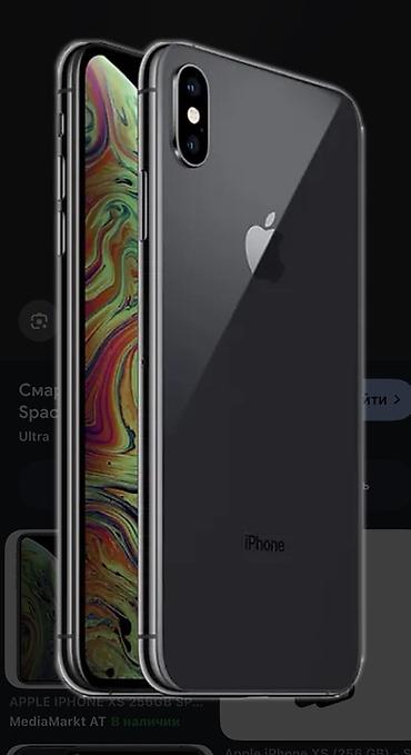 телефон хс: IPhone Xs, Б/у, 64 ГБ, Space Gray, 100 % — 1