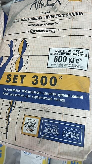 Изоляционные материалы: Клей цементный для керамической плитки AlinEX SET 300 - Назначение — 1