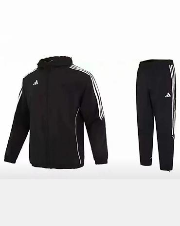 lining s: Мужской спортивный костюм, M, Adidas, Новый, цвет - Черный, Самовывоз, Платная доставка — 1