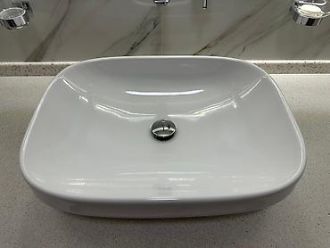 Кухонные мойки: Раковина - чаша. Супер белый глянцевый санфаянс. Не была в — 2
