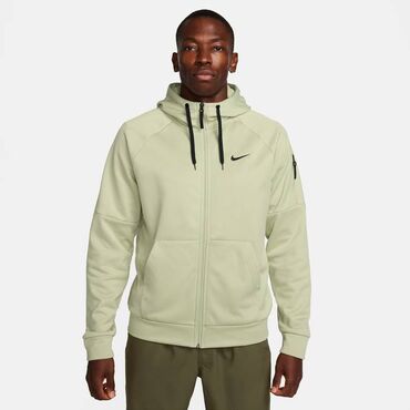 толстовка: Толстовка Nike Therma Men's Therma-FIT Full-Zip Fitness Top