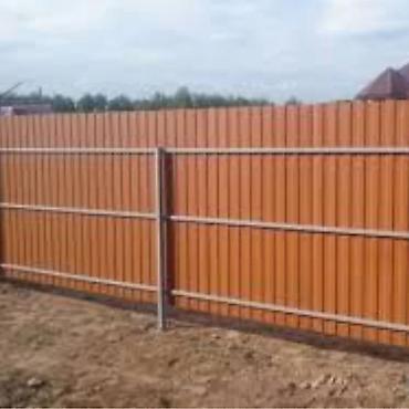 Профлисты для заборов: Забор из профнастила заборы из профнастила забор из гитер сетки — 2