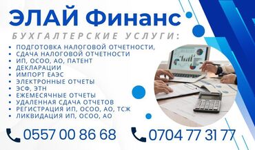 услуги главного бухгалтера: Бухгалтерские услуги | Подготовка налоговой отчетности, Сдача налоговой отчетности, Консультация