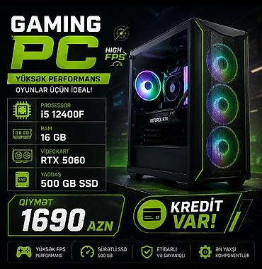 pc monitor: Gaming PC – Yüksək FPS, oyunlar üçün ideal bu qiymete bele kampyuter — 1