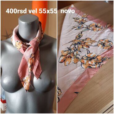 Šalovi: Set modernih ženskih ešarpi/šalova – različiti modeli i dimenzije: - — 7